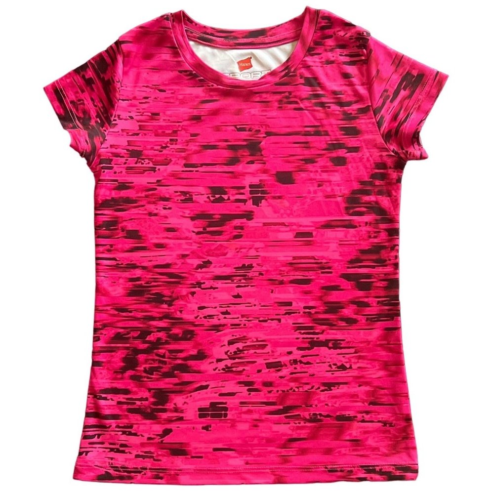 Hanes Girl's Sport Performance Tee  Size M OK327